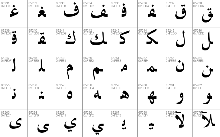 free arabic font download windows